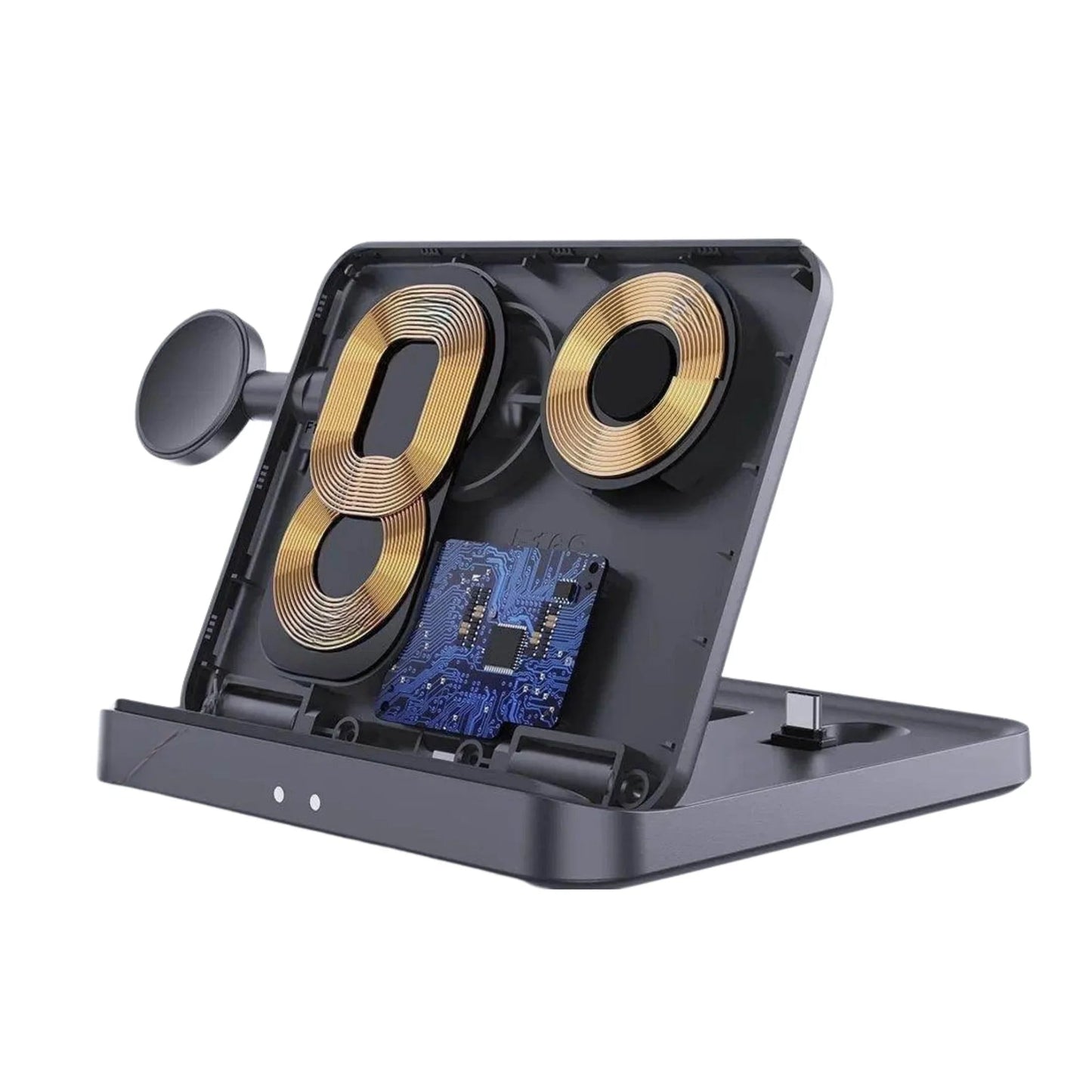 Foldable 3-in-1 Wireless Dock