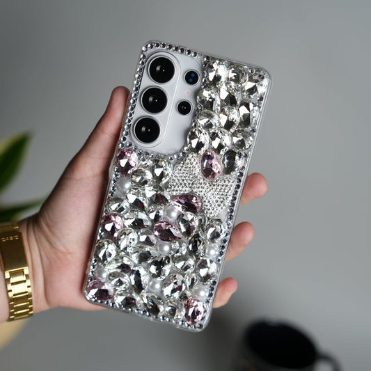 Galaxy S26 Ultra BOW Rhinestone Diamond Design Girly Cover