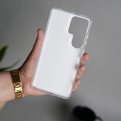 Galaxy S26 Ultra frosted Cream Small Bow Design Case