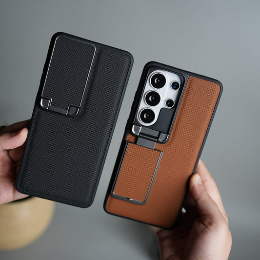 Galaxy S26 Ultra Metal Camera Cap Stand Case Cover