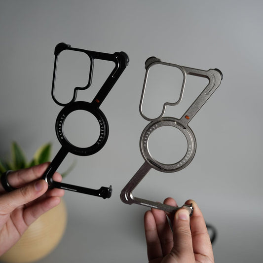 Galaxy S26 Ultra Z Shape Aluminum Metal Rotating Kickstand Frameless Design